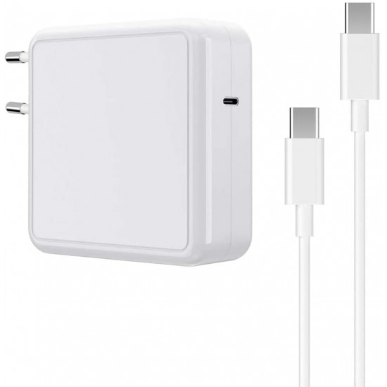 Chargeur USB Type -C pour Mac Book Pro 87W Compatible avec Mac Book 2016 2017 2018 13/15 Chargeur USB Type -C pour Mac Book Pro 87W Compatible avec Mac Book 2016 2017 2018 13/15