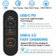 Chargeur USB Type C,100W/150W avec 2 Port USB-C Power Delivery 3.0 PPS & 3 Port Q.C 3.0 pour Macbook Pro 16/15/13 Pouces, Macbook Air 2018, iPad Pro et Samsung Galaxy Chargeur USB Type C,100W/150W avec 2 Port USB-C Power Delivery 3.0 PPS & 3 Port Q.C 3.0 pour Macbook Pro 16/15/13 Pouces, Macbook Air 2018, iPad Pro et Samsung Galaxy