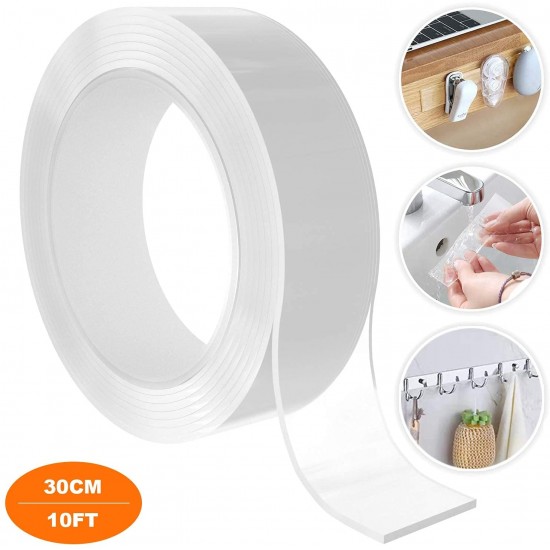 Ruban Adhésif Nano Réutilisable,Ruban adhésif Lavable sans Traces,Multifonctionnel Traceless Double Face, Adhésif Anti-Slip pour Verre, Plastique, Bois, Métal, Papier, etc. Ruban Adhésif Nano Réutilisable,Ruban adhésif Lavable sans Traces,Multifonctionnel Traceless Double Face, Adhésif Anti-Slip pour Verre, Plastique, Bois, Métal, Papier, etc.