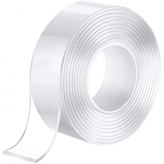 Ruban Adhésif Nano Réutilisable,Ruban adhésif Lavable sans Traces,Multifonctionnel Traceless Double Face, Adhésif Anti-Slip pour Verre, Plastique, Bois, Métal, Papier, etc. Ruban Adhésif Nano Réutilisable,Ruban adhésif Lavable sans Traces,Multifonctionnel Traceless Double Face, Adhésif Anti-Slip pour Verre, Plastique, Bois, Métal, Papier, etc.