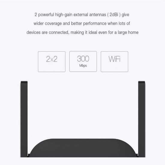 Amplificateur Xiaomi WiFi sans Fil Puissant – Repeteur Wifi Pro 300Mbps 2.4G Amplificateur Xiaomi WiFi sans Fil Puissant – Repeteur Wifi Pro 300Mbps 2.4G
